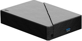 Фото 1/3 SP060TBEHDS07C3K, Внешний жесткий диск 6TB Silicon Power Stream S07, 3.5", USB 3.2, адаптер питания, Черный