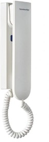 Фото 1/5 Аудиотрубка домофона переговорная F-8 универсальная (совместима со всеми многоквартирными домофонами),белая