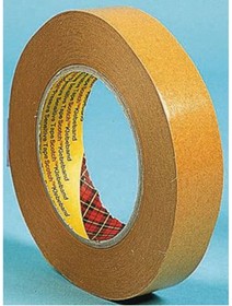 Фото 1/2 24 781, 9040 Beige Double Sided Paper Tape, 0.1mm Thick, 7.5 N/cm, Paper Backing, 50mm x 50m