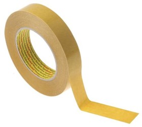 Фото 1/2 24 780, 9040 Beige Double Sided Paper Tape, 0.1mm Thick, 7.5 N/cm, Paper Backing, 25mm x 50m