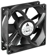 AFB0612VH-AF00, DC Fans DC Tubeaxial Fan, 60x25mm, 12VDC, Ball Bearing, 3-Lead Wires, Tachometer