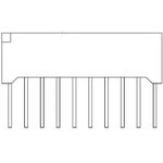 LTA-1000G, LED Bars & Arrays 10 BAR Green