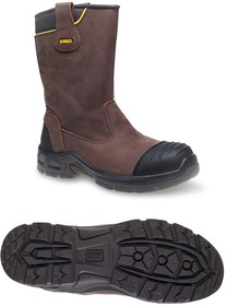 Фото 1/2 MILLINGTON 10, Millington Brown Composite Toe Waterproof Boots, UK, US 11