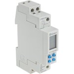 12.71.0.024.0000, Digital DIN Rail Time Switch 24 V ac/dc, 1-Channel