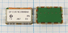 Кварцевый фильтр 1747500, 75000/ ,Корпус D21150C12 ,DFY21R74C1R84BHA ,Полосовой