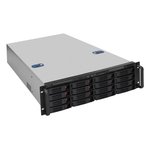 Серверная платформа ExeGate EX292419RUS Pro 3U660-HS16  RM 19", высота 3U, глубина 660, Redundant БП 2x550W, 16xHotSwap, USB