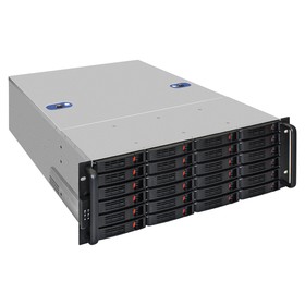 Фото 1/10 Серверная платформа ExeGate Pro 4U660-HS24  RM 19", высота 4U, глубина 660, Redundant БП 2x550W, 24xHotSwap, USB