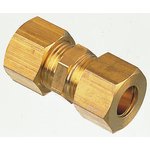 0106 12 00, Brass Pipe Fitting, Straight Compression Union, Female to Female 12mm