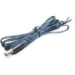 172-7443-B-E, DC Power Cords 2.1 DC PLG ZIP CORD 72" BLACK/STRIP/TIN