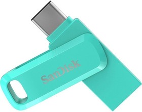SDDDC3-128G-G46G, Флеш накопитель 128GB SanDisk Ultra Dual Drive Go, USB 3.1 - USB Type-C Tiffany Green