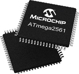 Фото 1/7 ATMEGA2561-16AU, ATMEGA2561-16AU, 8bit AVR Microcontroller, ATmega, 16MHz, 256 kB Flash, 64-Pin TQFP