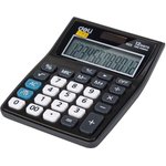Карманный калькулятор 12 разрядный, lcd дисплей, двойное питание, ассорти 1407143