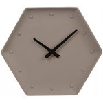 18-309 Часы настенные, шестигранные, размер 31*26.8*5.5 см, бетон (Китай), шт