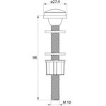 Впускной клапан нижний подвод F012400-0007