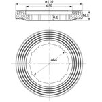 Впускной клапан нижний подвод F012400-0007