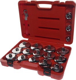 Набор съемников масляных фильтров (чашки) в кейсе 18 предметов JTC /1