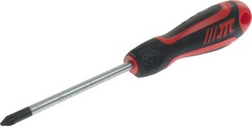 Отвертка крестовая POZIDRIVE PZ1 x 75мм усиленная JTC