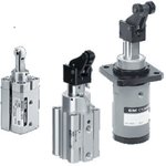 RSDQB40TF-30DZ, Pneumatic Compact Cylinder - 40mm Bore, 30mm Stroke, RSQ Series, Double Acting
