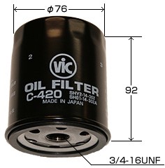 Фильтр масляный VIC C420 L3-VE,LF-DE