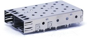 Фото 1/9 1761014-3, Cage, SFP, 1 x 2 (Ganged), Without Heat Sink, Without Light Pipe, Through Hole, Press-Fit