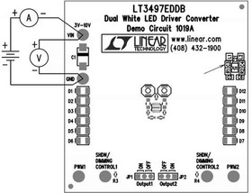 DC1019A, LT3497 LED Driver Development Kit