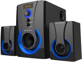 Акустическая система SUPRA SMB-310 (Bluetooth. Максимальная мощность: 550 Вт. Суммарная мощность (RMS) 60 Вт. FM тюнер. USB порт. SD порт. A