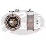 Ролик натяжитель ремня ВАЗ 2105,08-09, 1118, 2190 н/о GATES T42042