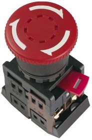 Кнопка AE-22 "Грибок" красн. ИЭК BBG10-AE-K04