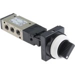VZM550-01-34B, Twist Selector 5/2 Pneumatic Manual Control Valve VZM500 Series ...