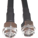 L09999B3617, Male N Type to Male N Type Coaxial Cable, 2m, RG214 Coaxial, Terminated