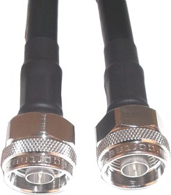 L09999B3617, Male N Type to Male N Type Coaxial Cable, 2m, RG214 Coaxial, Terminated