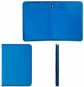 Фото 1/9 Папка для документов и тетрадей на молнии пластиковая BRAUBERG А4, 320х230 мм, синяя, 271715