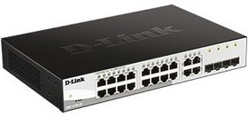 Фото 1/10 D-Link DGS-1210-20/FL2A Управляемый L2 коммутатор с 16 портами 10/100/1000Base-T и 4 комбо-портами 100/1000Base-T/SFP