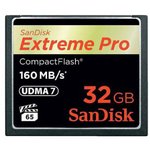 Карта памяти SanDisk Extreme Pro CompactFlash 160MB/s 32GB SDCFXPS-032G-X46