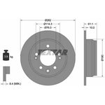 92161703, Диск тормозной HYUNDAI i30 07-12, ix35 09-, TUCSON 15- ...