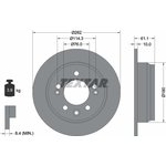 Диск тормозной задний с покрытием PRO HYUNDAI/HYUNDAI (BEIJING)/KIA TEXTAR 92161703