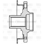 Ступица для а/м Skoda Octavia (96-)/VW Golf (97-) (перед.) TRIALLI MR 1806