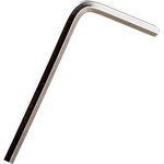 Hex key 2,5mm L110x18mm CrV nickel 48794
