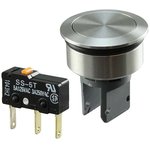 1241.6699.1120000, Pushbutton Switches 5 A @125VAC Snap-In 2.0mm