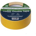 двусторонняя клейкая лента для пароизоляции double tape (38 мм x 25 м) MEGDO.38.25