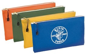 Фото 1/4 5140, Tool Kits & Cases Zipper Bags, Canvas Tool Pouches Olive/Orange/Blue/Yellow, 4-Pack