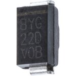 200V 2A, Ultrafast Rectifiers Diode, 2-Pin DO-214AC BYG22D-E3/TR3