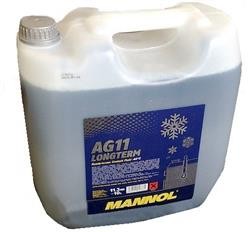 2045, MANNOL Antifreeze AG11 -40 blue 10л антифриз синий