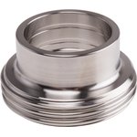 Stainless Steel Pipe Fitting, Straight Circular Fitting 40.2mm