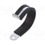 SGB-16, Хомуты, dпетли: 16мм, W: 17мм, сталь, Материал корпуса: EPDM