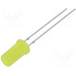 OSY5JA5TK4A, LED; 5mm; yellow; 68?100mcd; 180°; Front: flat; 1.8?2.6V