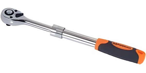 Трещотка 1/2" 240-440 мм 72 зуба телескопическая  АвтоDело