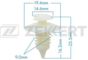 Клипса Zekkert BE-1219 Renault, VAG | купить в розницу и оптом