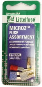 00940558ZPA, Fuse Kits & Assortments Micro2 Fuse 32V 5pc Card