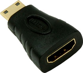 Переходник HDMI (F) - Mini HDMI (M), NETLAN EC-HD20CB-AC-BK